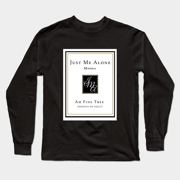 Just Me Alone Long Sleeve T-Shirt by Markyartshop